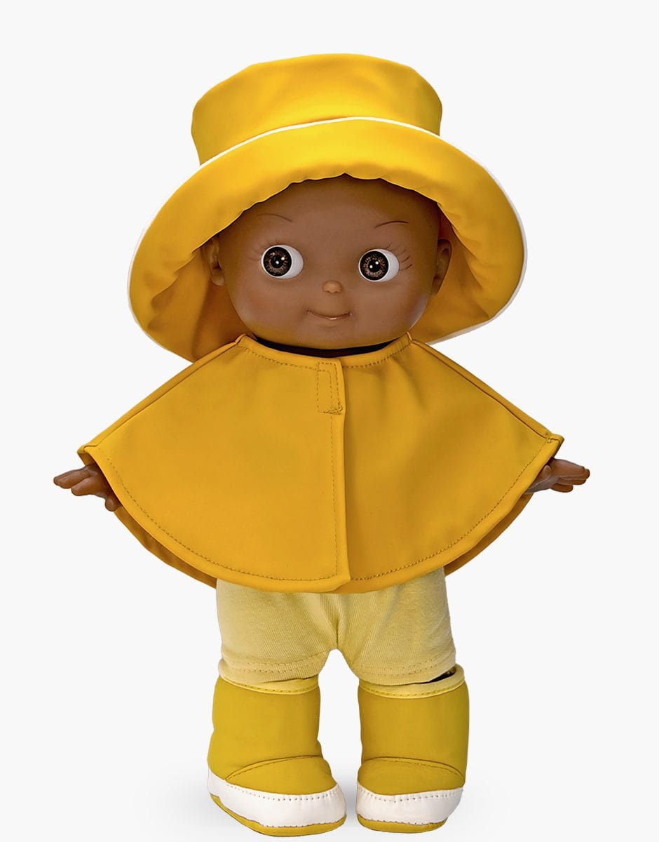 Arsene Mini Panchas Doll - Yellow Rain Outfit Minikane Lil Tulips