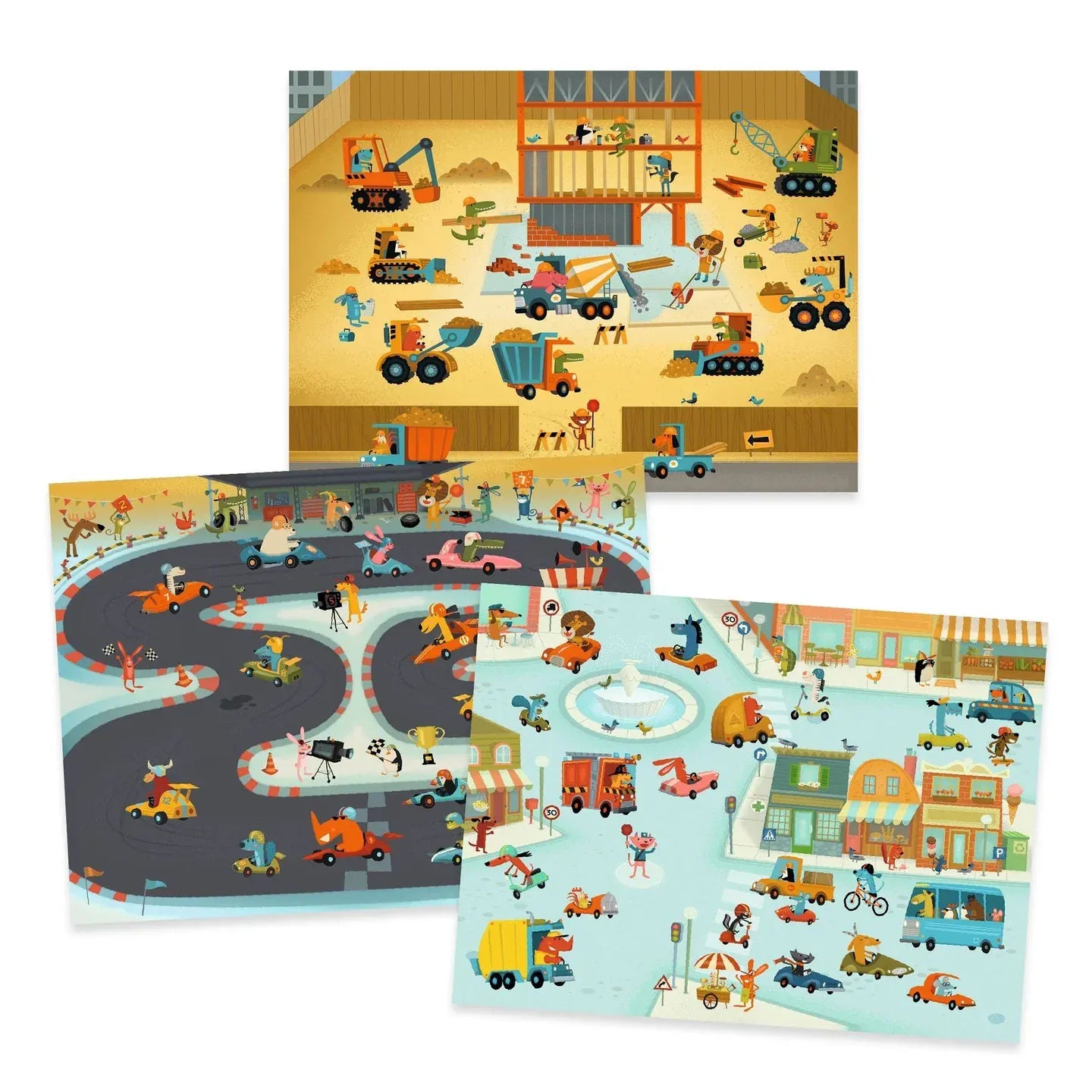 Asphalt Rub On Transfers Djeco Lil Tulips