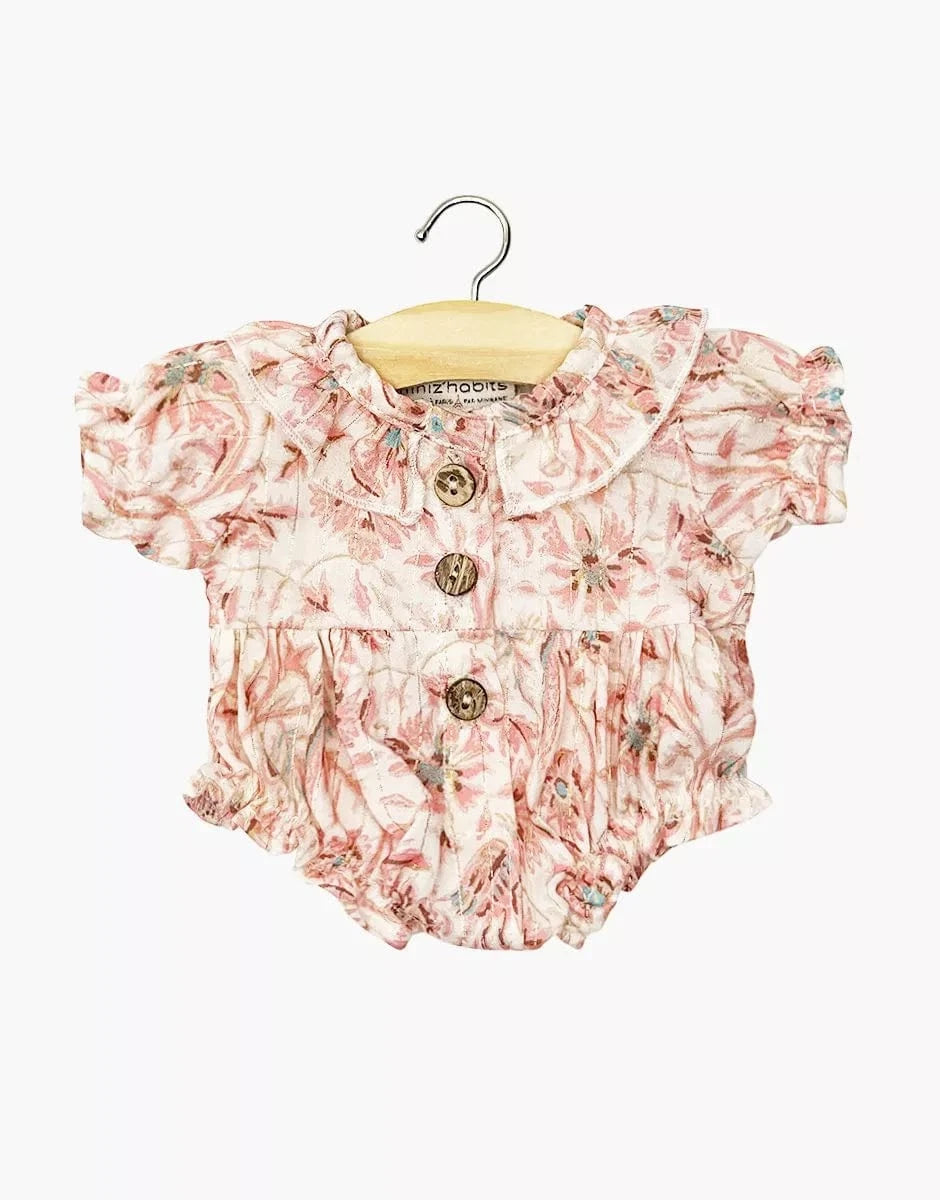 Assia Leonore Short Sleeve Romper Minikane Dolls Lil Tulips