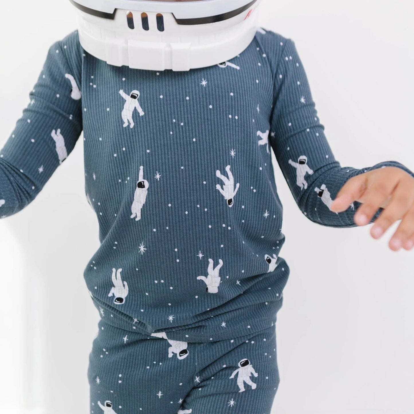 Astronauts Ribbed Two-Piece Set Brave Little Ones Lil Tulips