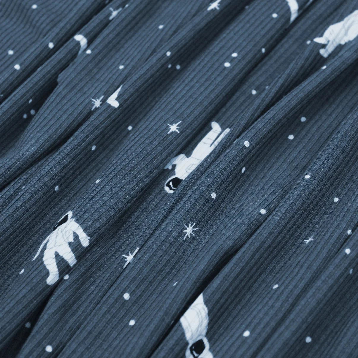 Astronauts Small Ribbed Two-Piece Set Brave Little Ones Lil Tulips