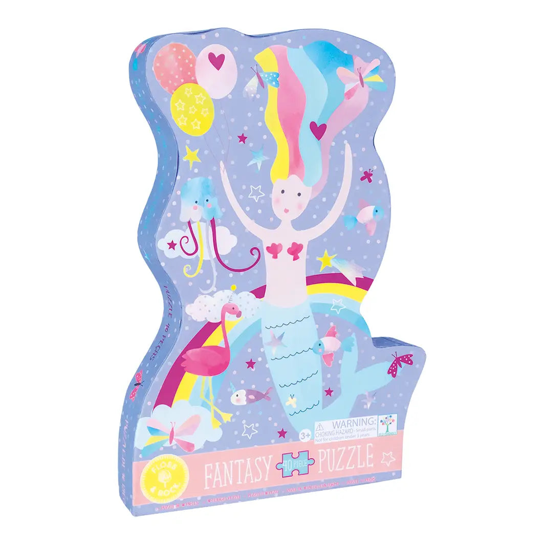40pc Mermaid Shaped Jigsaw with Shaped Box