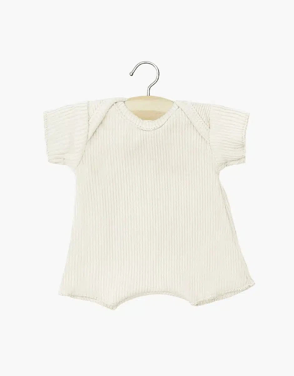 Babies Clothing – Linen Ribbed Body Shorty Minikane Lil Tulips