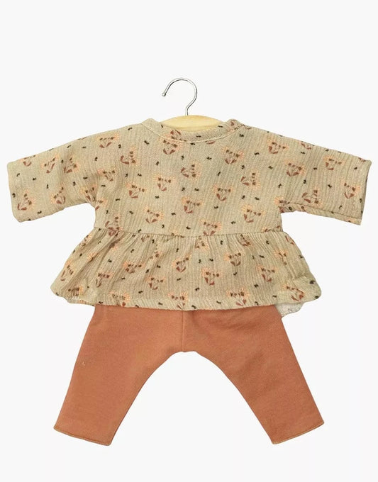 Babies Clothing – Ophélia top set in Éloïse Minikane Lil Tulips