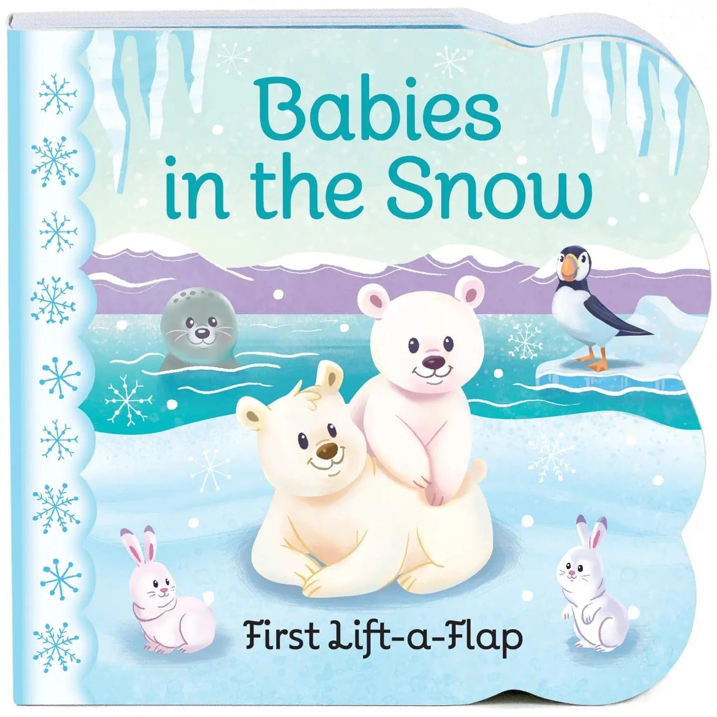 Babies in the Snow Lift-A-Flap Board Book Cottage Door Press Lil Tulips