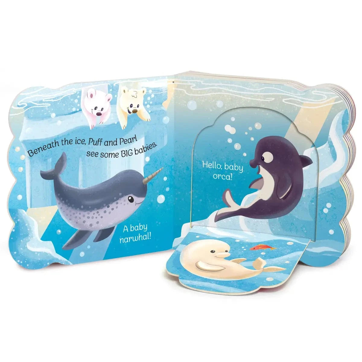 Babies in the Snow Lift-A-Flap Board Book Cottage Door Press Lil Tulips
