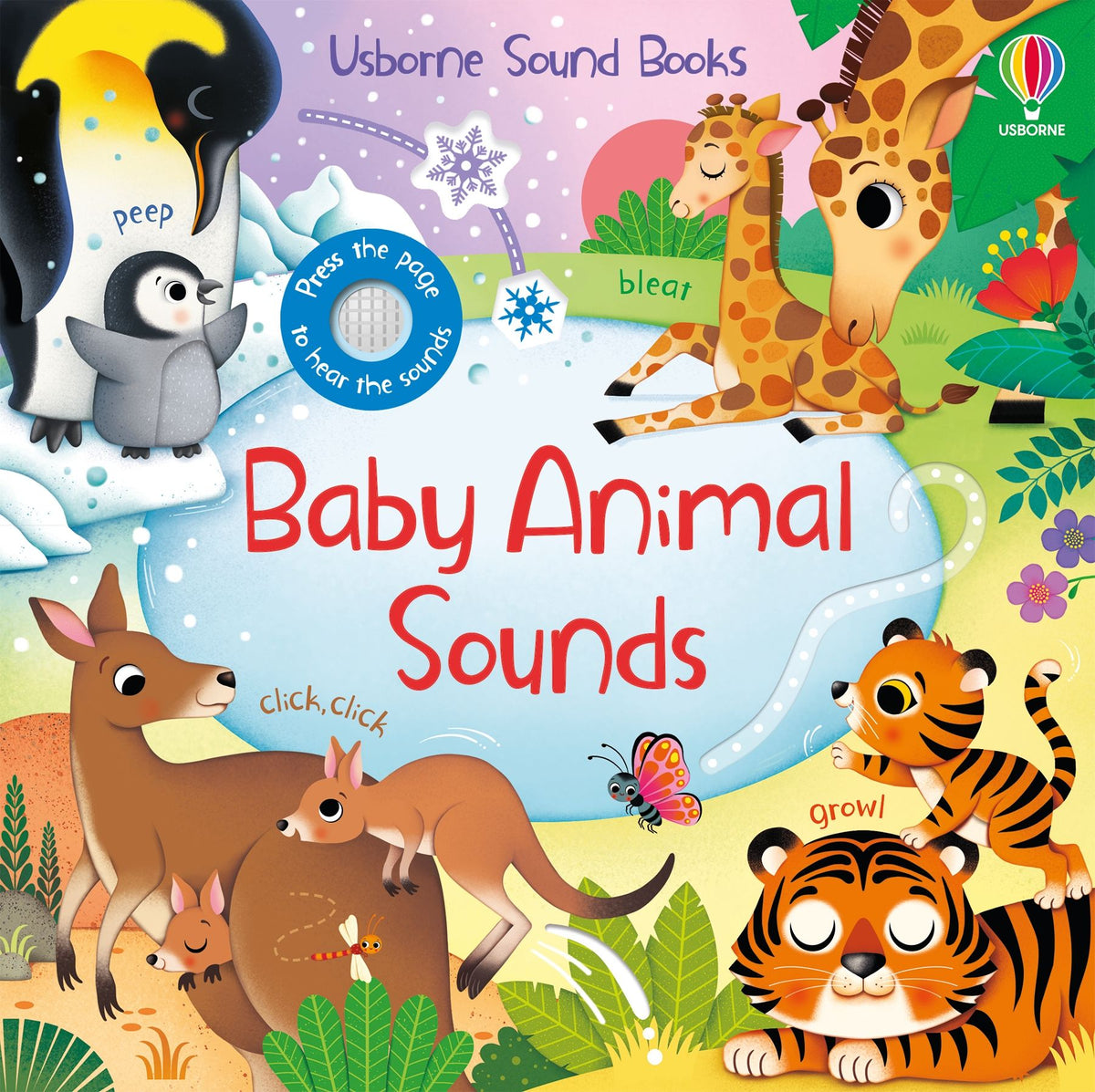 Baby Animal Sounds Book — Usborne book cover