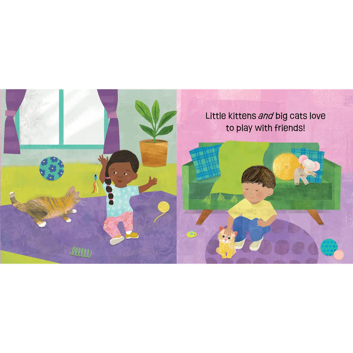 Baby Animals: Kittens Know & Grow Board Book Barefoot Books Lil Tulips