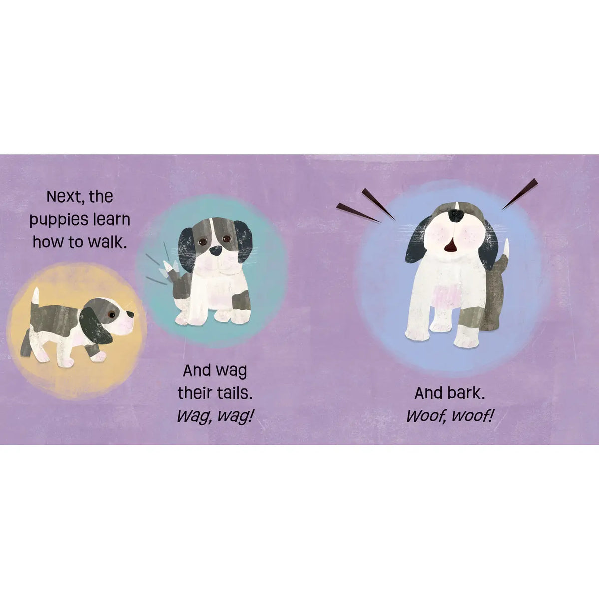 Baby Animals: Puppies Know & Grow Board Book Barefoot Books Lil Tulips