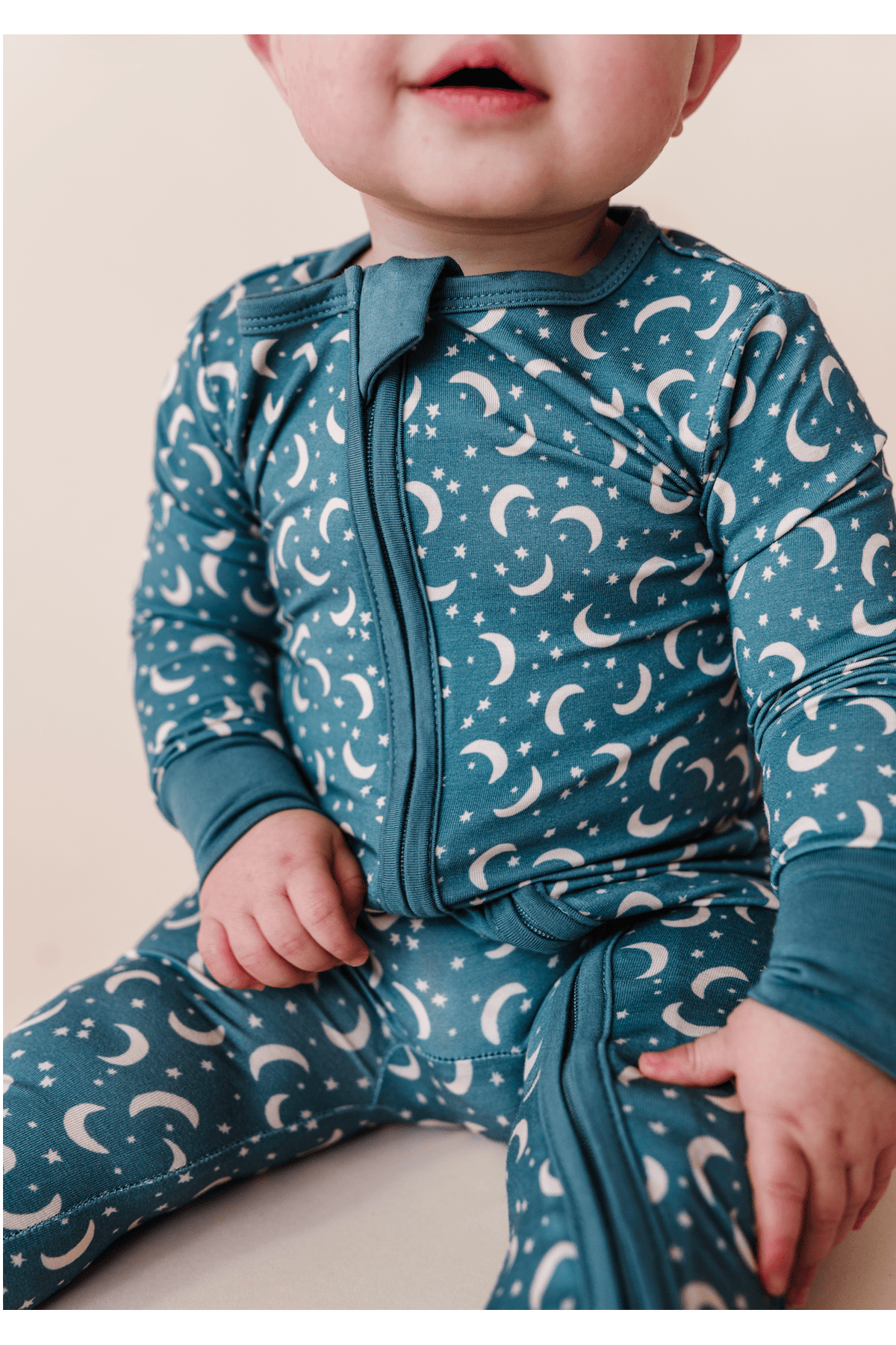 Baby Bamboo Pajamas - Love You To the Moon Bird & Bean Lil Tulips