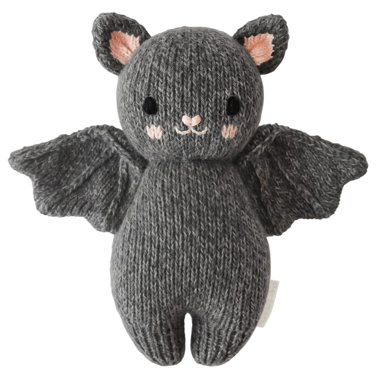 Baby Bat Charcoal Hand Knit cuddle+kind Lil Tulips