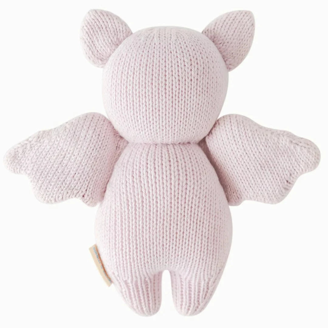 Baby Bat Lavender Hand Knit cuddle+kind Lil Tulips