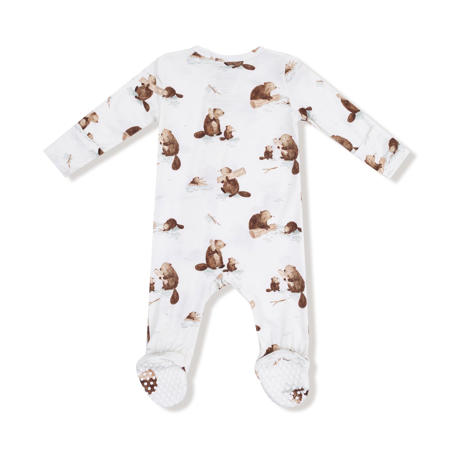 Baby Beavers - 2 Way Zipper Footie Angel Dear Lil Tulips