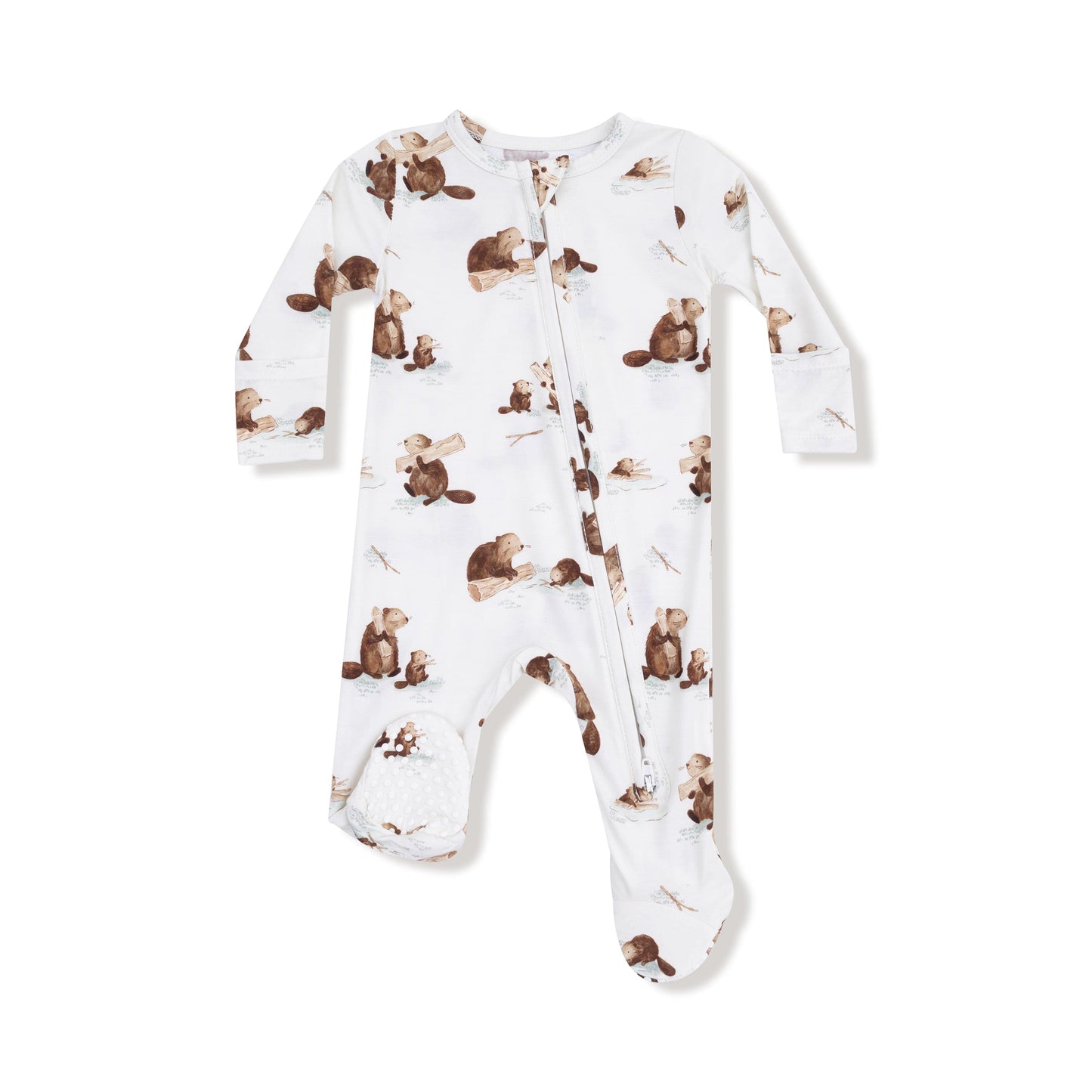 Baby Beavers - 2 Way Zipper Footie Angel Dear Lil Tulips