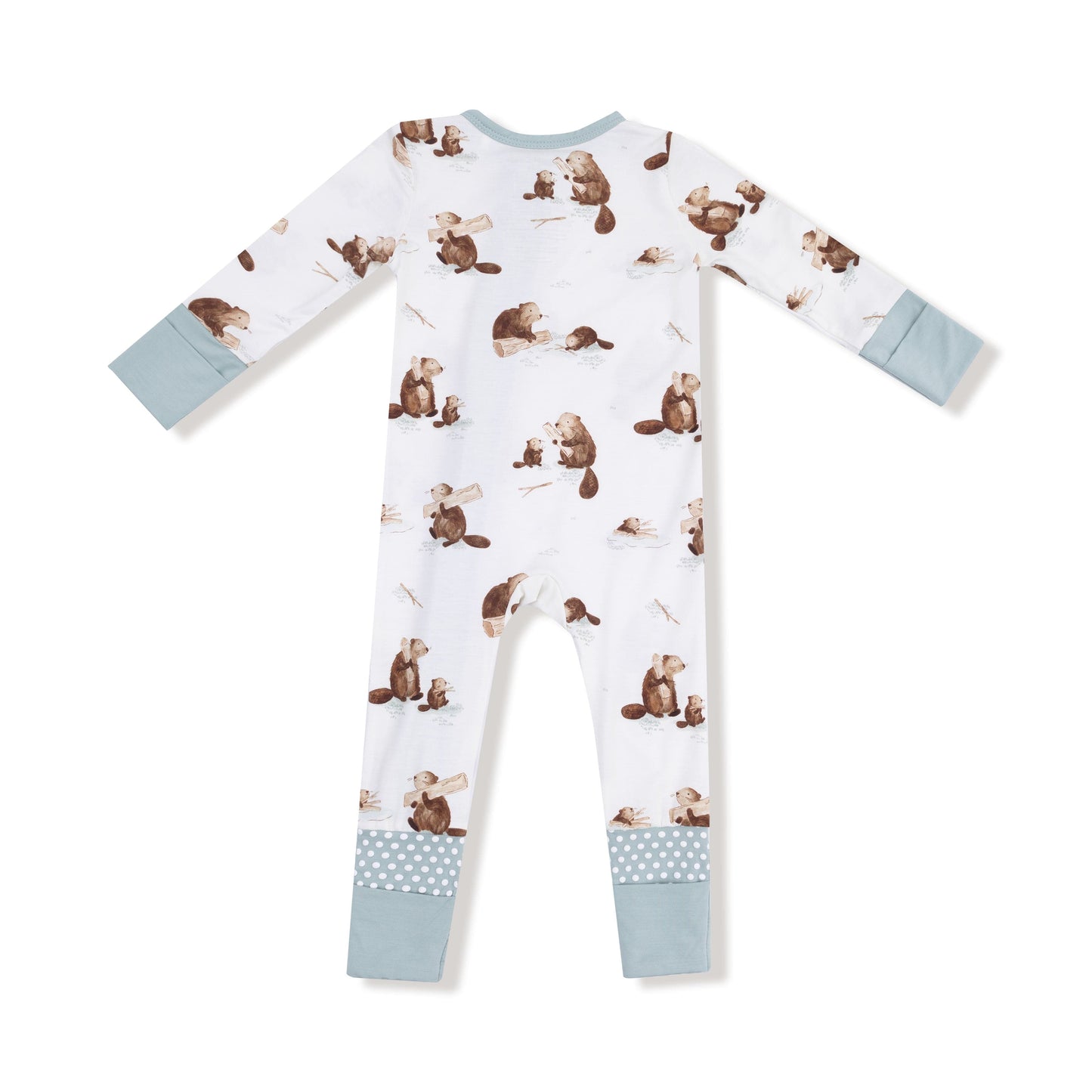 Baby Beavers - 2 Way Zipper Romper Angel Dear Lil Tulips