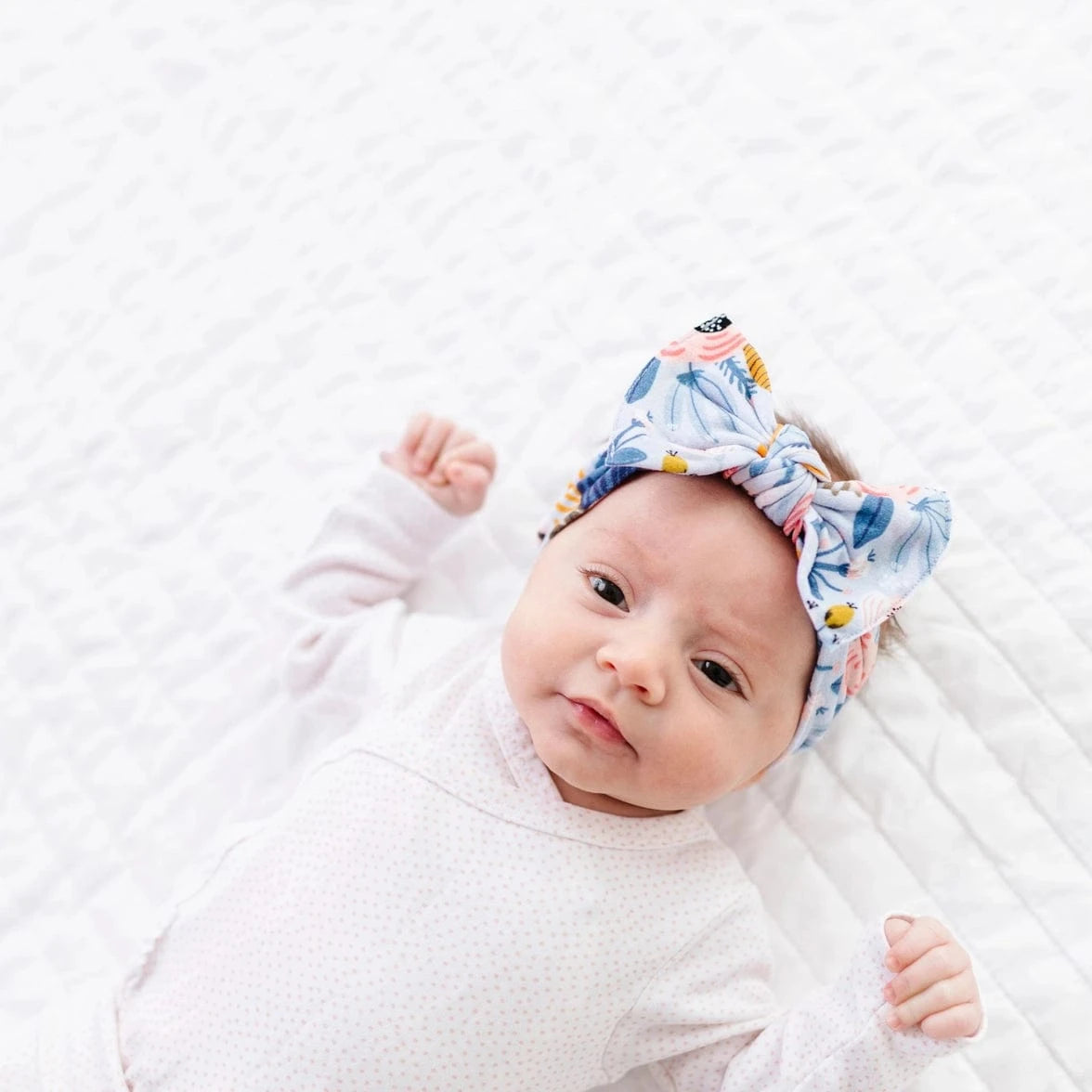 Baby Bling® Fall Printed Knot Soft Nylon Headband - Abigail Baby Bling Bows Headbands Lil Tulips
