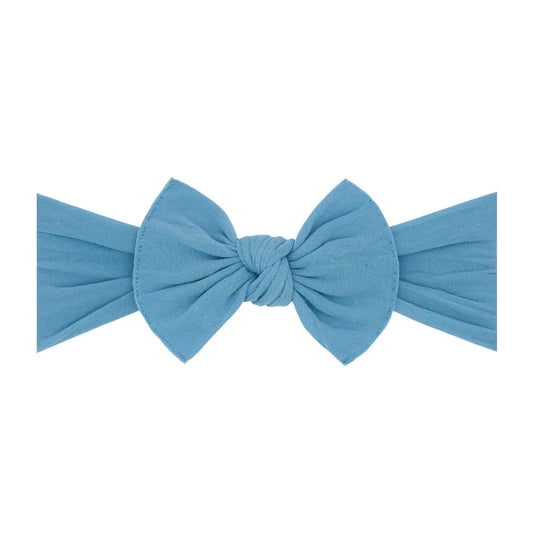 Baby Bling® the Original Knot Headband - Antique Blue Baby Bling Bows Headbands Lil Tulips