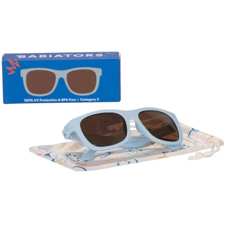 Baby Blue- Amber Lens - Navigator Sunglasses Babiators Lil Tulips