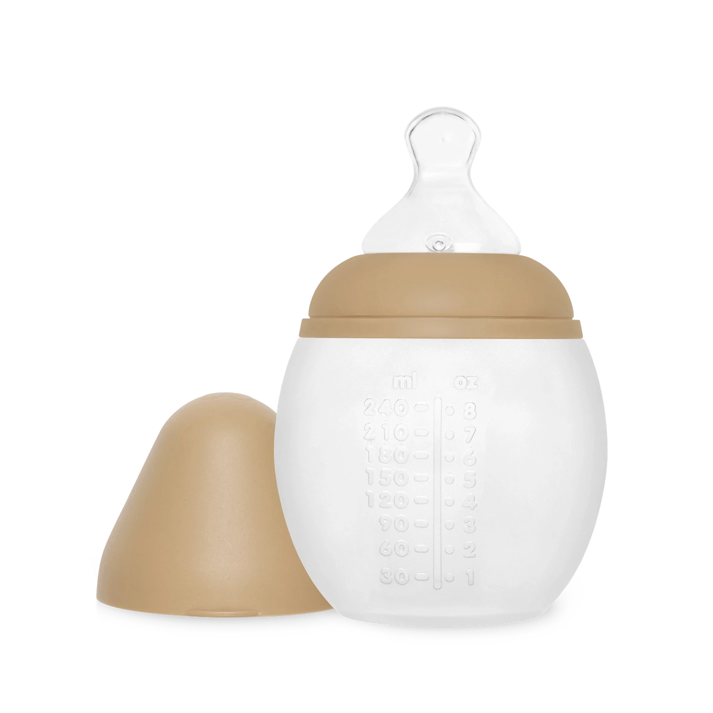 Baby Bottle 8 oz Medium Flow Oat Elhee Lil Tulips