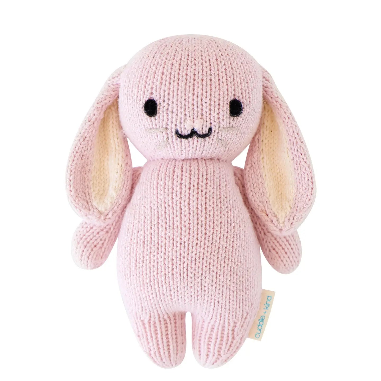 Baby Bunny Lilac Hand Knit cuddle+kind Lil Tulips