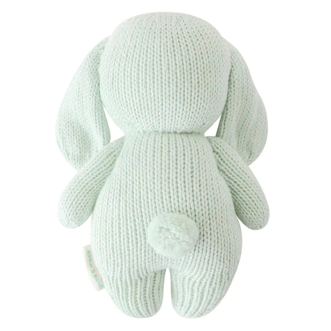 Baby Bunny Mint Hand Knit cuddle+kind Lil Tulips