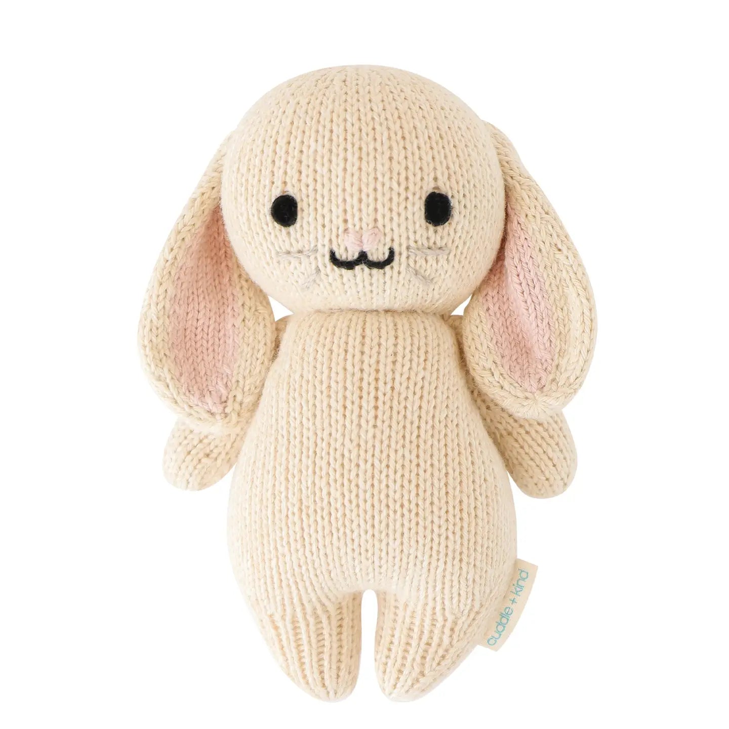 Baby Bunny Oatmeal Hand Knit cuddle+kind Lil Tulips