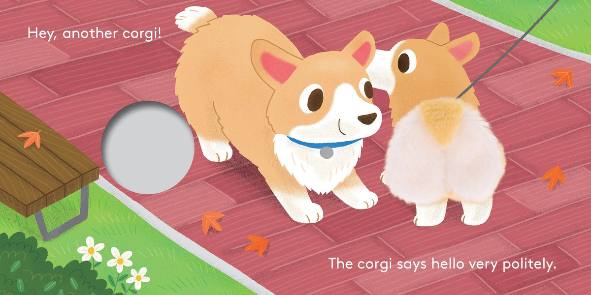 Baby Corgi Butt Finger Puppet Book Chronicle Books Lil Tulips