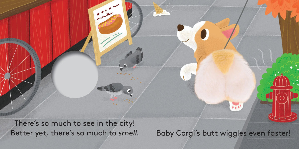 Baby Corgi Butt Finger Puppet Book Chronicle Books Lil Tulips