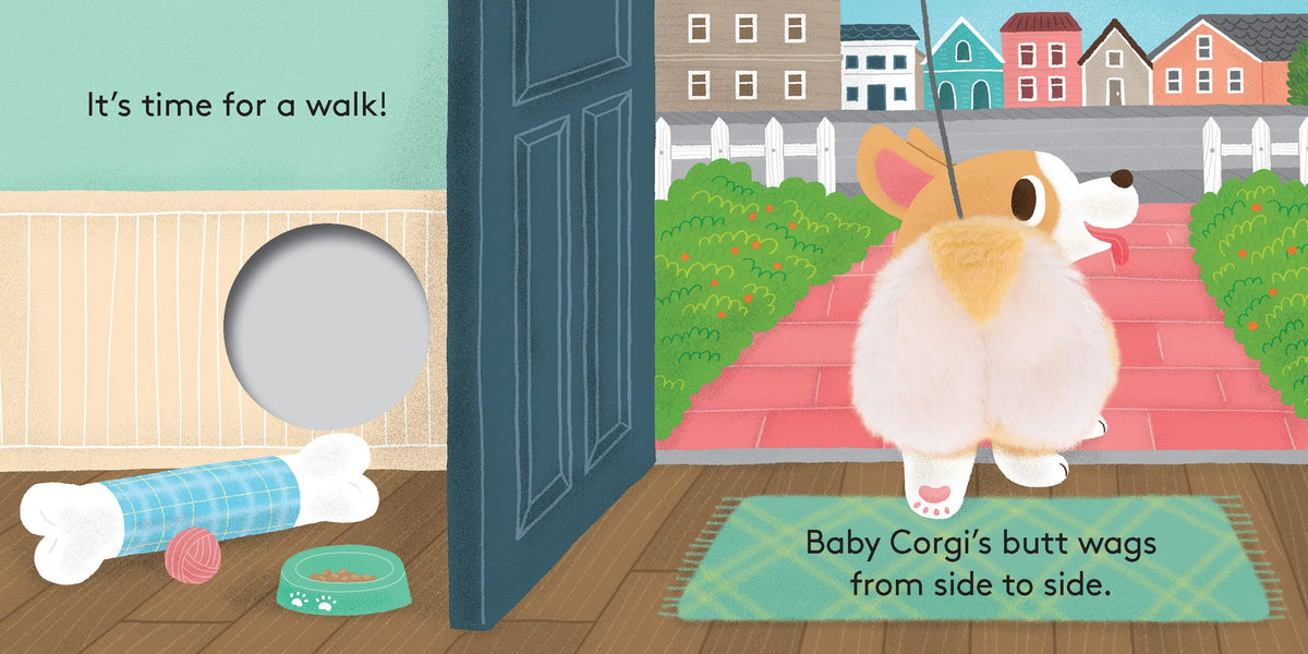 Baby Corgi Butt Finger Puppet Book Chronicle Books Lil Tulips