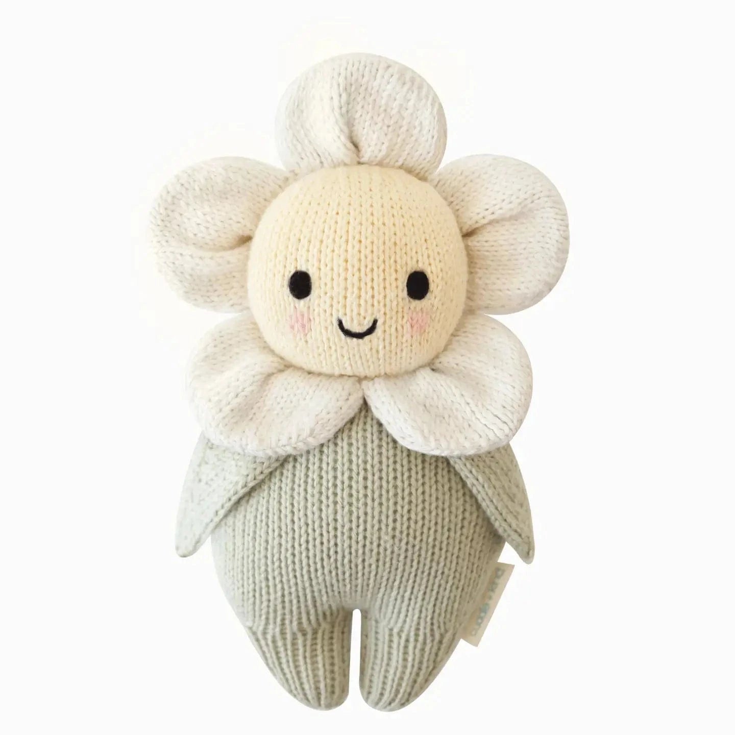 Baby Daisy (Ivory) Hand Knit Doll cuddle+kind Lil Tulips