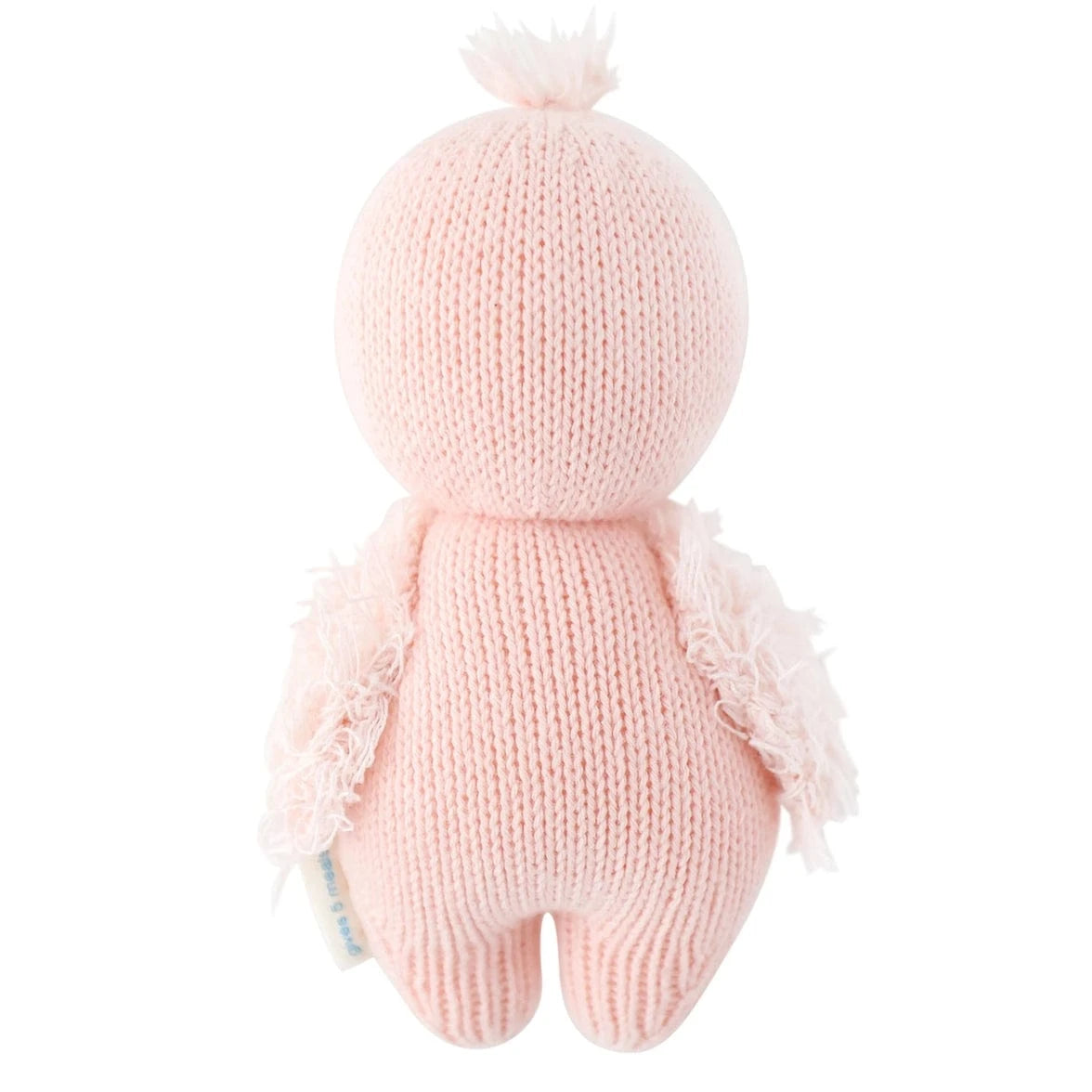 Baby Flamingo Hand Knit Doll - 7" cuddle+kind Lil Tulips