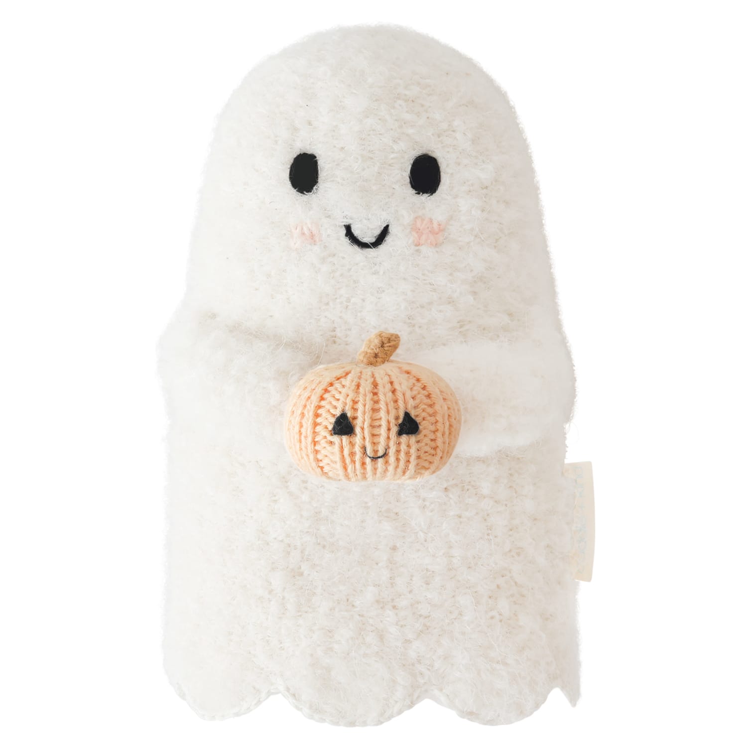 Baby ghost (pumpkin) Hand Knit cuddle+kind Lil Tulips