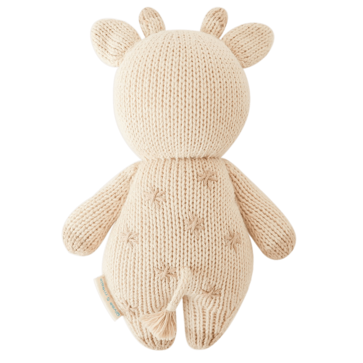 Baby Giraffe Hand Knit Doll cuddle+kind Lil Tulips