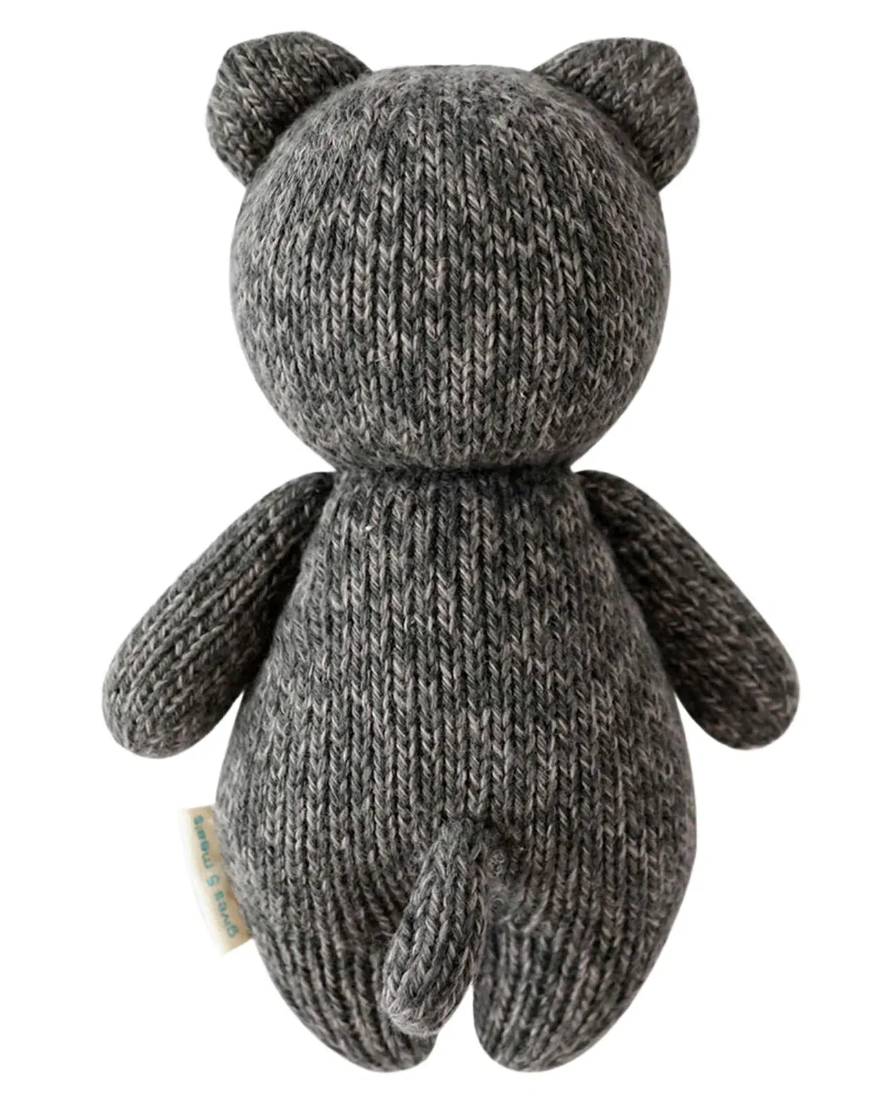 Baby Kitten (charcoal) Hand Knit cuddle+kind Lil Tulips