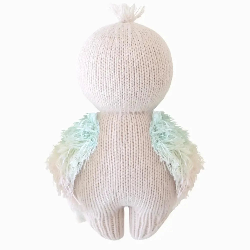 Baby Parrot (Mauve) Hand Knit Doll - 7" cuddle+kind Lil Tulips