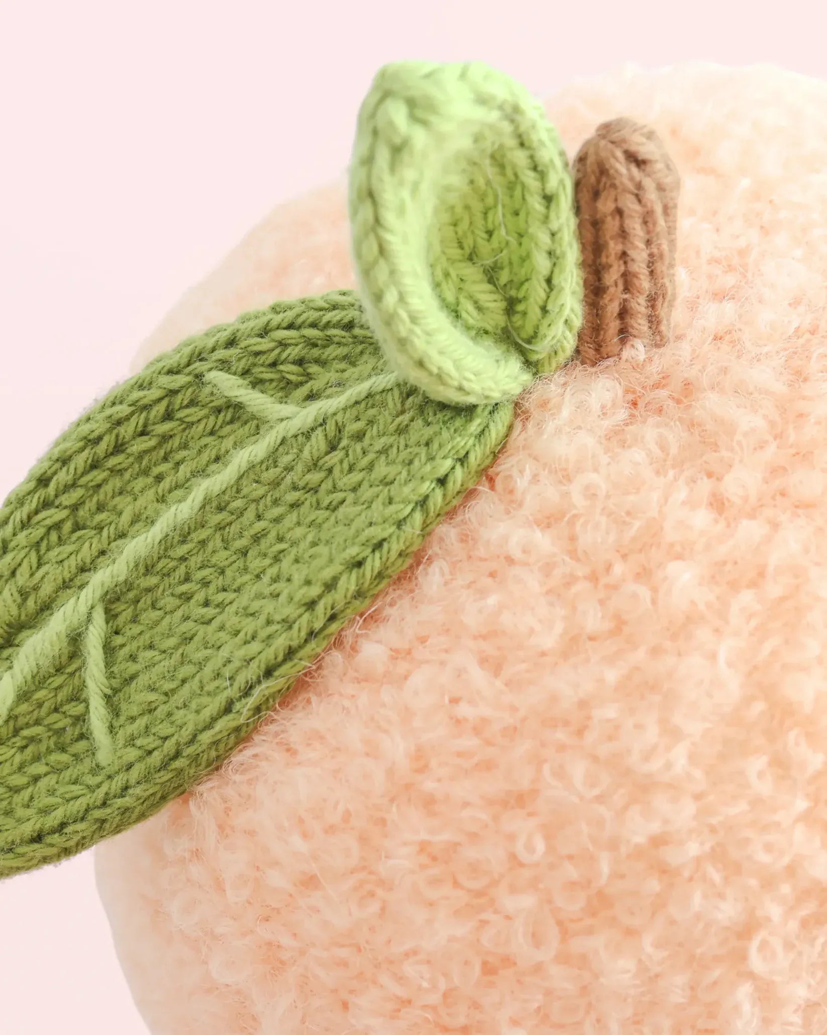 Baby Peach Hand Knit cuddle+kind Lil Tulips