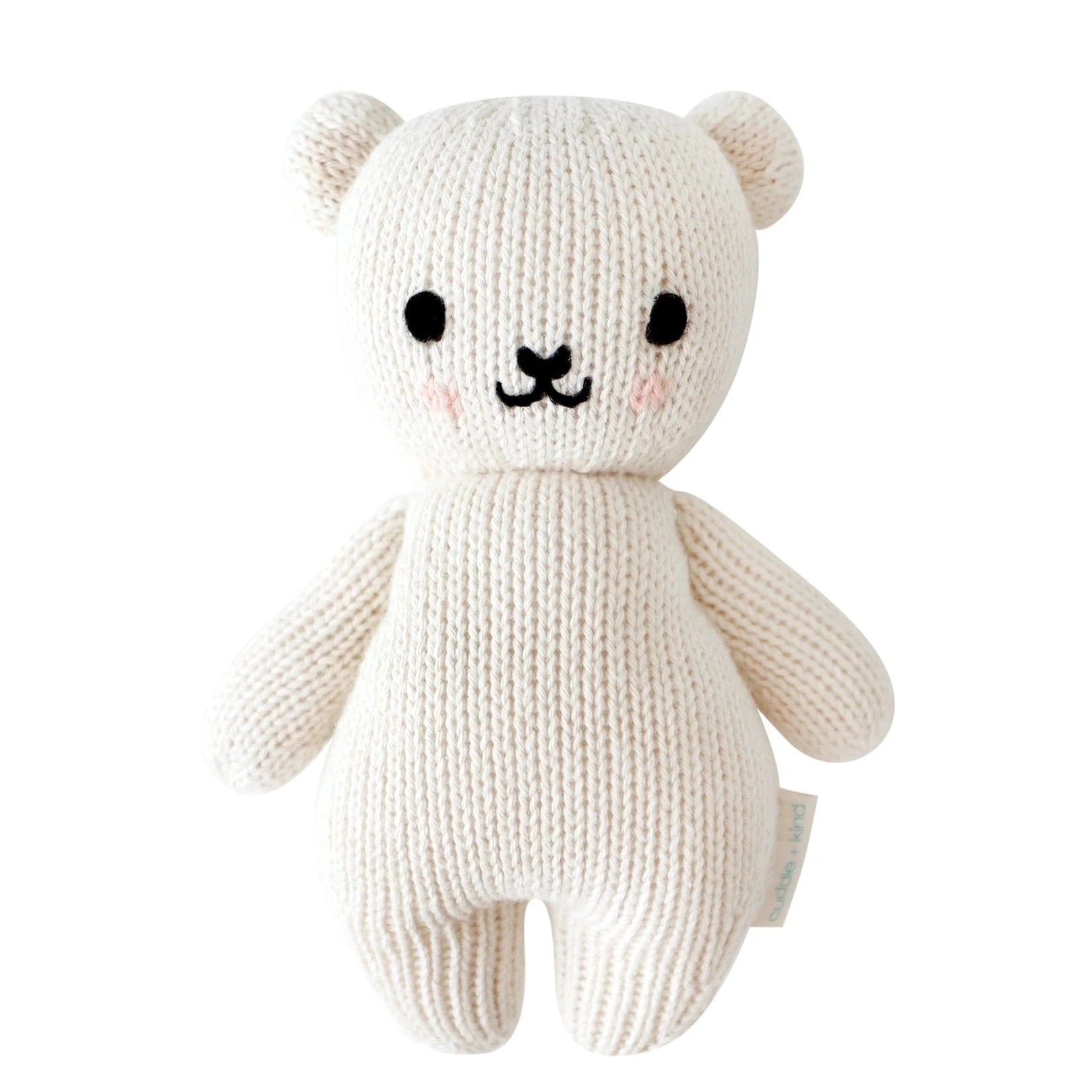 Baby Polar Bear Hand Knit cuddle+kind Lil Tulips
