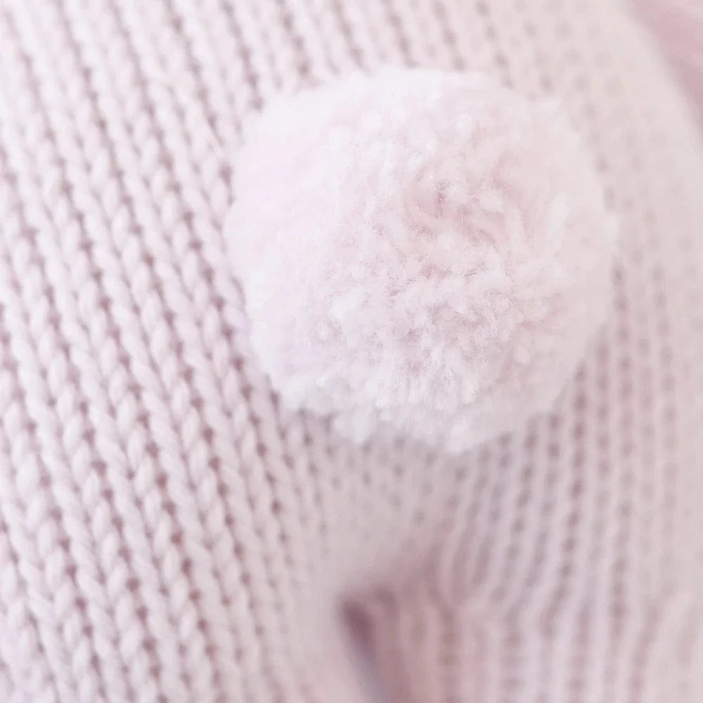 Baby Rabbit Lavender Hand Knit cuddle+kind Lil Tulips