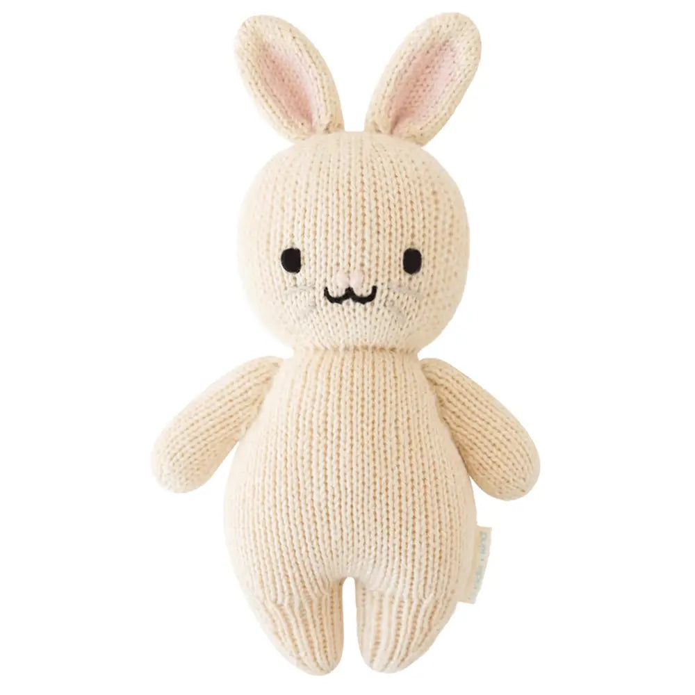 Baby Rabbit Oatmeal Hand Knit cuddle+kind Lil Tulips