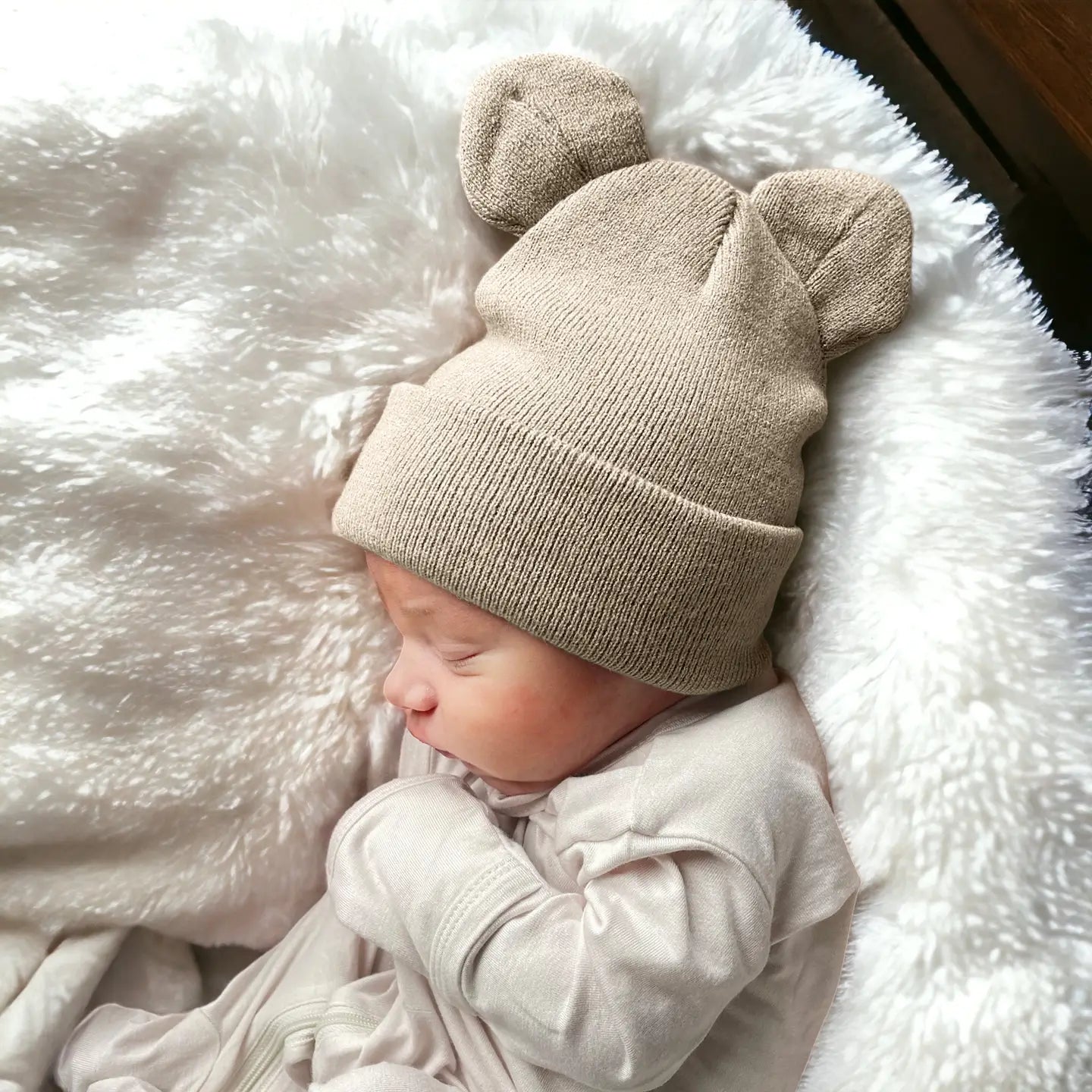 Baby's First Hat - Sand Bear SpearmintLOVE Lil Tulips