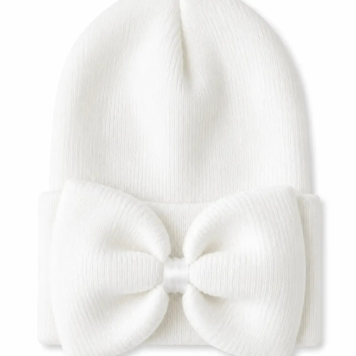 Baby's First Hat®, Warm White Bow Default SpearmintLOVE Lil Tulips
