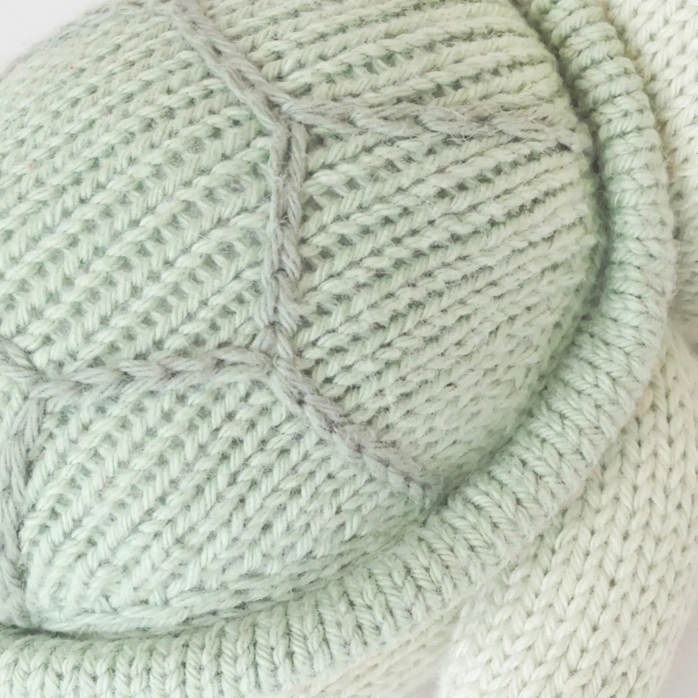 Baby Sea Turtle Kelp Green Hand Knit cuddle+kind Lil Tulips