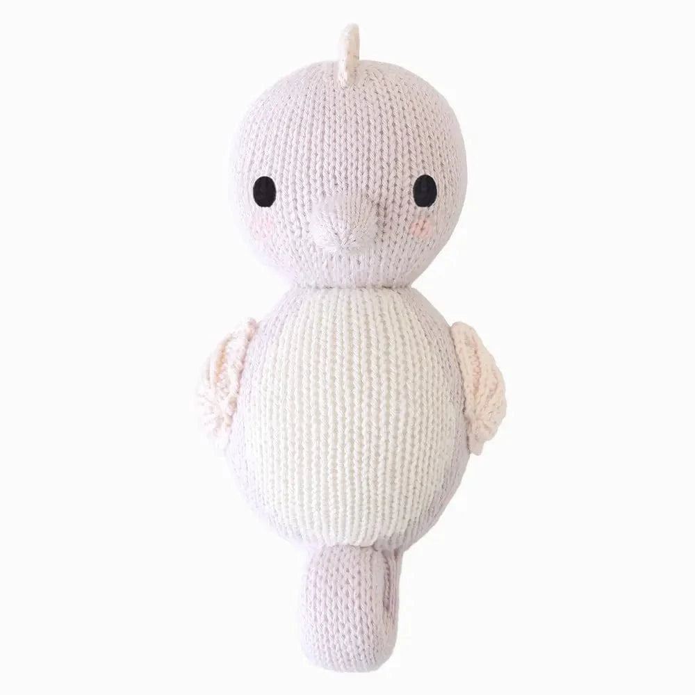 Baby Seahorse (Lilac) Hand Knit Doll - 7" cuddle+kind Lil Tulips