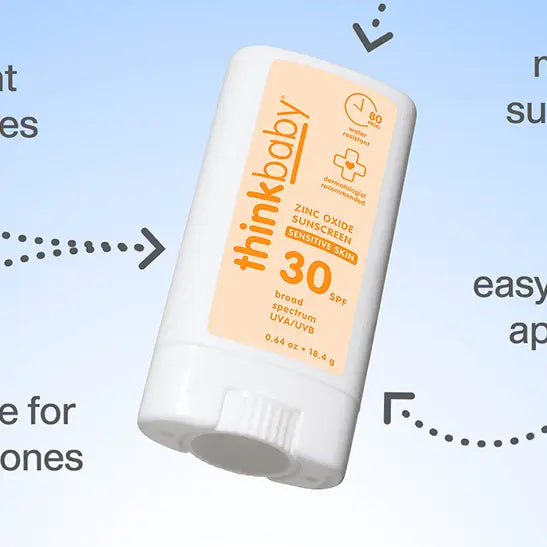 Baby Sensitive Skin Sunscreen Stick - SPF 30 Think Baby Lil Tulips
