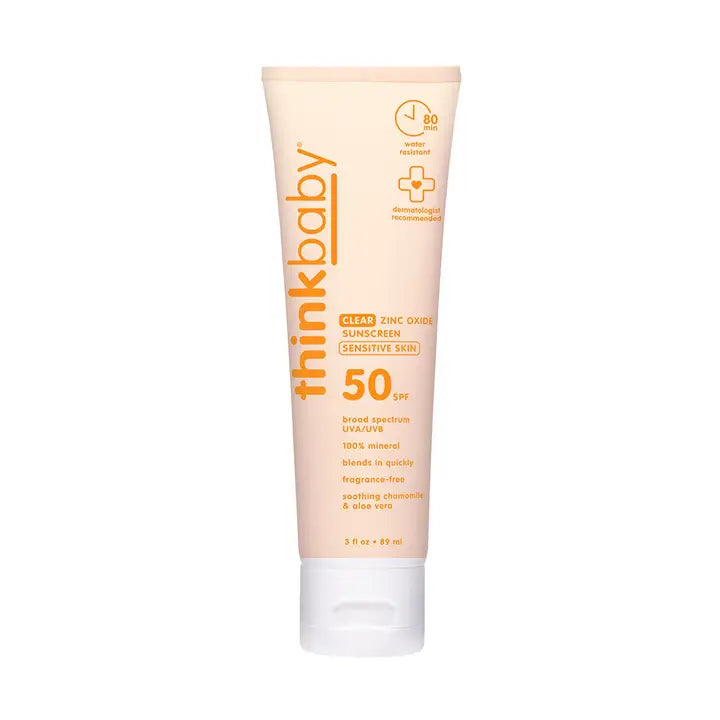 Baby Sensitive Skin Zinc Sunscreen - SPF 50 Think Baby Lil Tulips