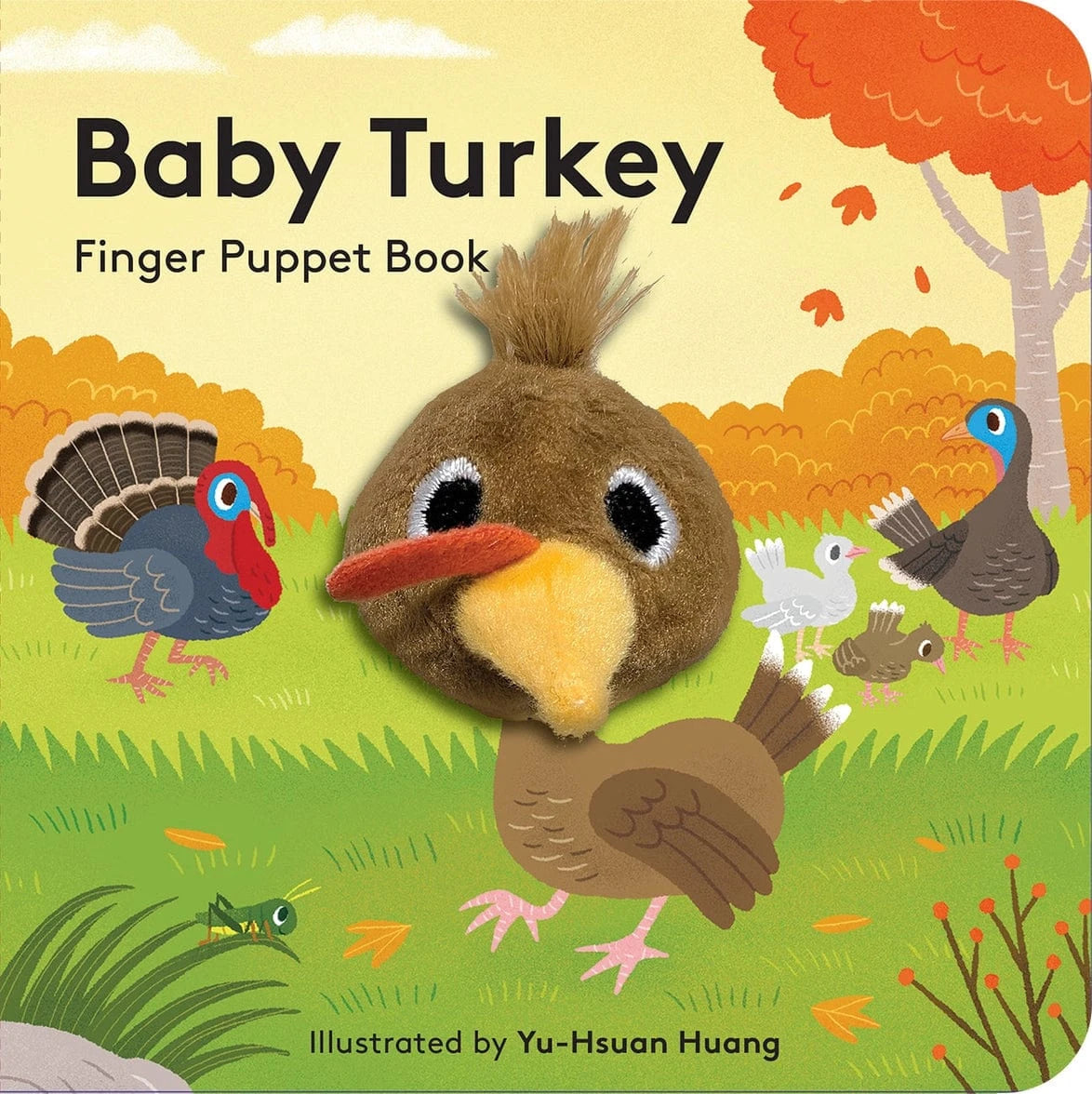 Baby Turkey: Finger Puppet Book Chronicle Books Lil Tulips