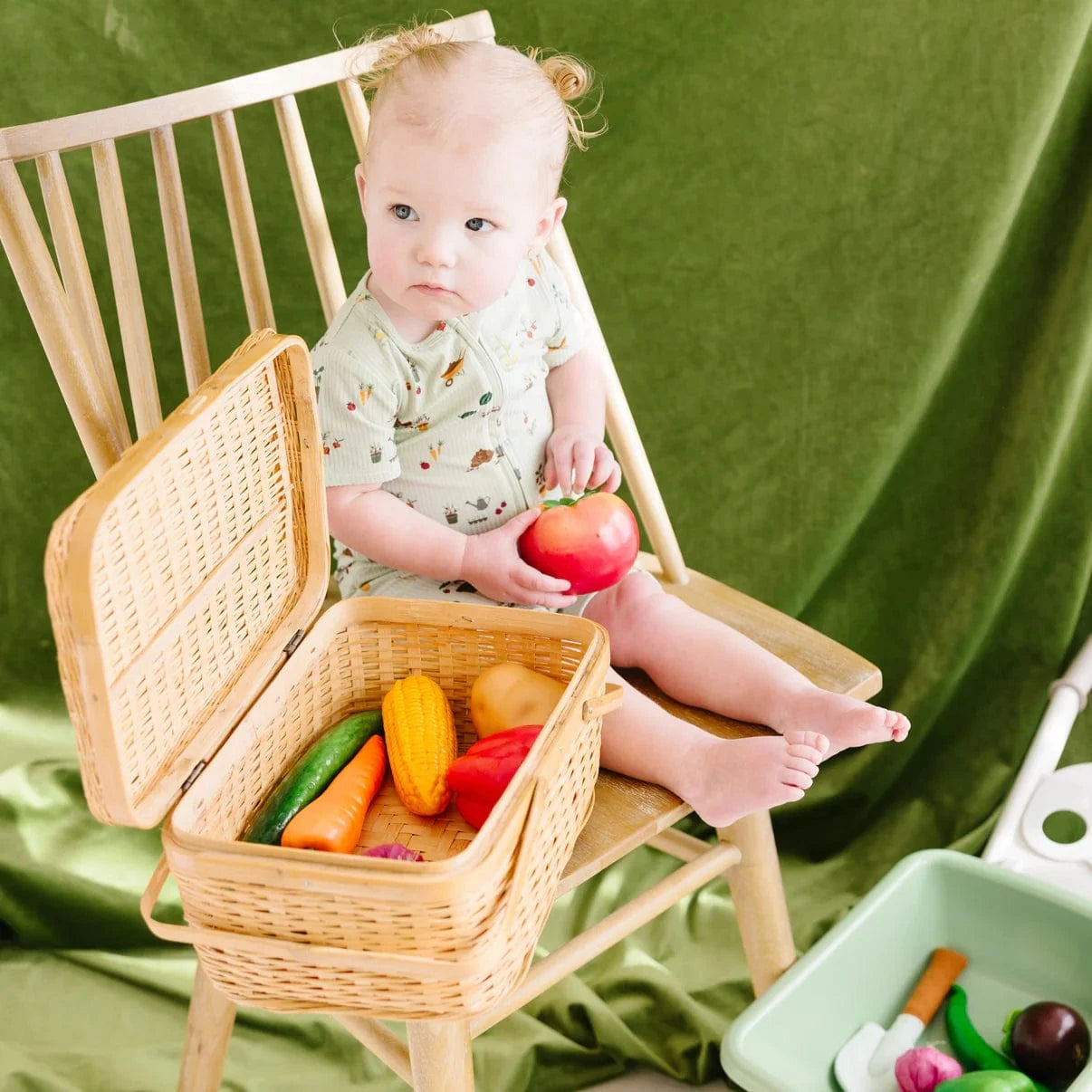 Backyard Garden Small Ribbed Summer Zip Romper Brave Little Ones Lil Tulips
