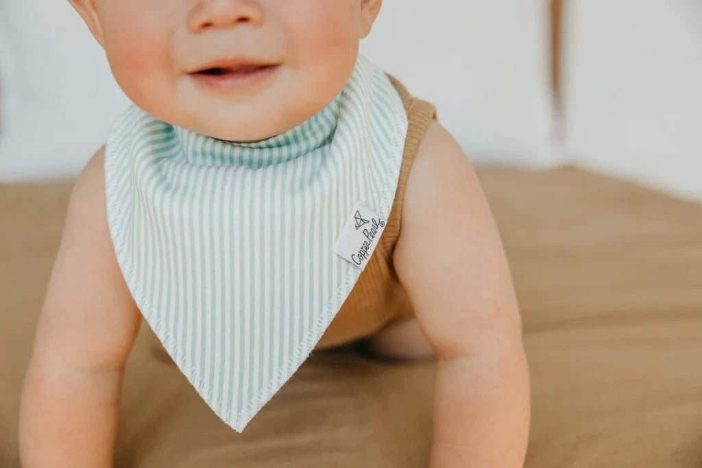 Bailey Baby Bandana Bibs Copper Pearl Lil Tulips