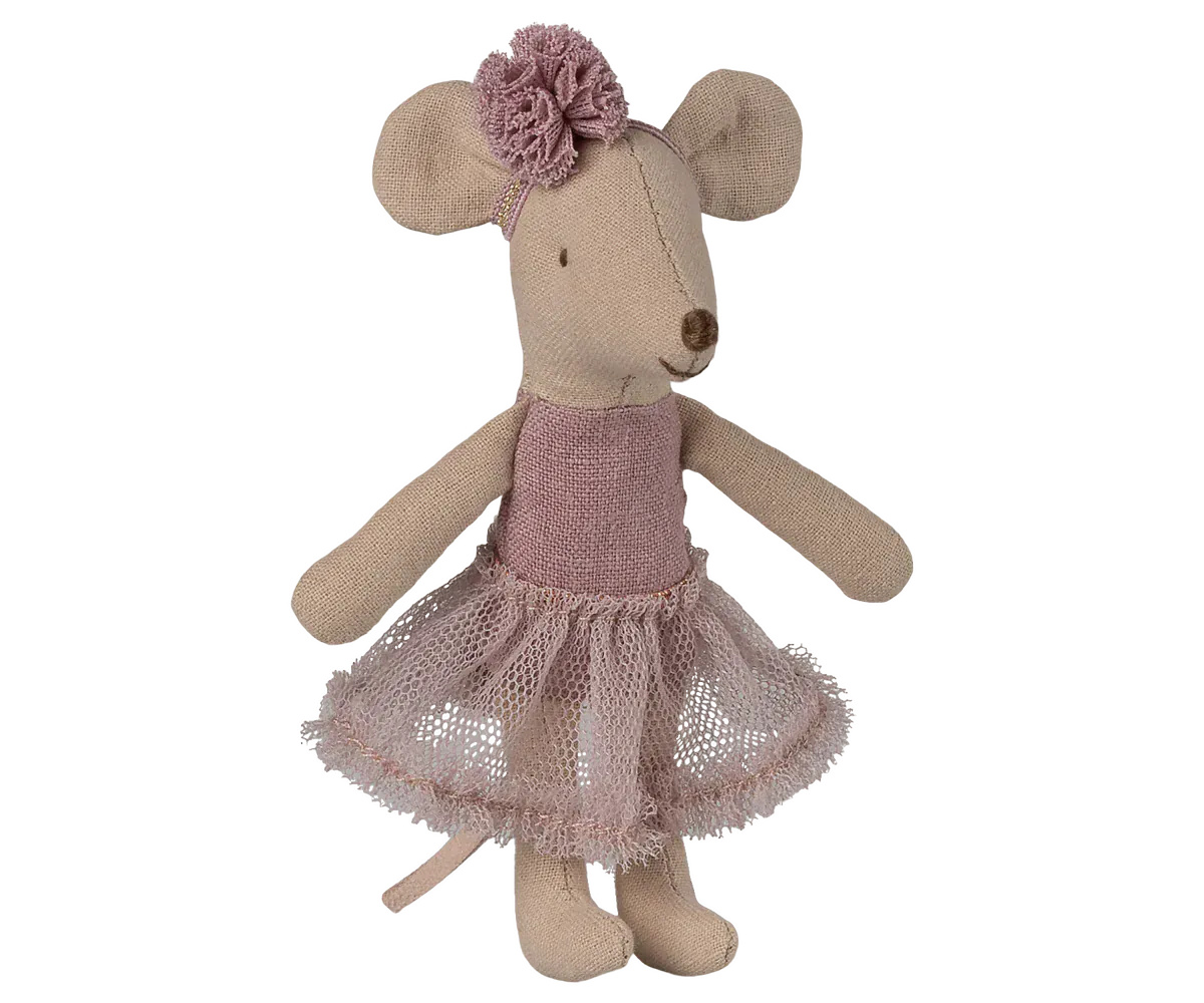 Ballerina mouse, Little sister - Heather Maileg Lil Tulips