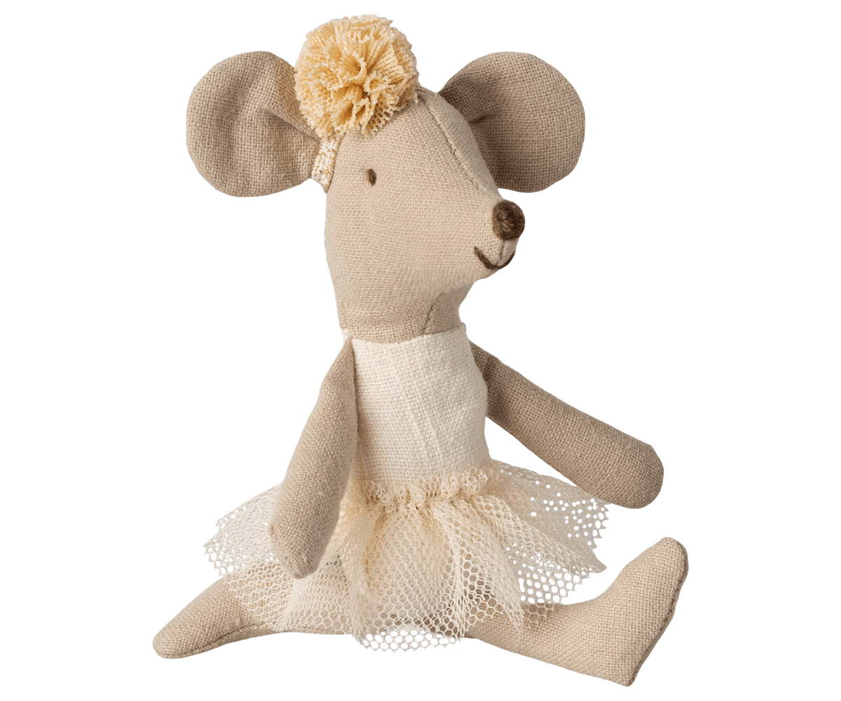 Ballerina Mouse, Little Sister - Off White Maileg Lil Tulips